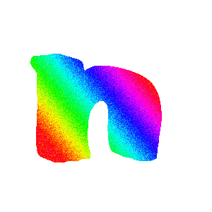 rainbow alphabet letters